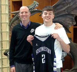 Brandon Happy signs with Southwestern.