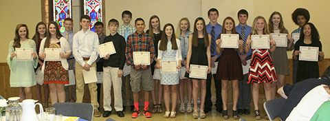 Rotary eighth grade winners