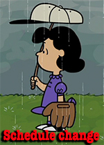 Sports schedule change rainout