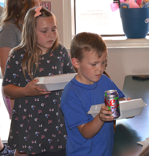 Nobody left hungry at the No. 7 Coffee House first year celebration.