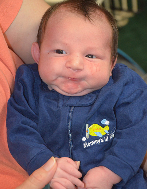 Even Aaron John Winfield, the son of Pastor William Wingfield of Calvary Lutheran Church was in on the festivities.