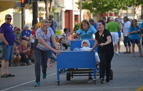 Day 2 Bed race