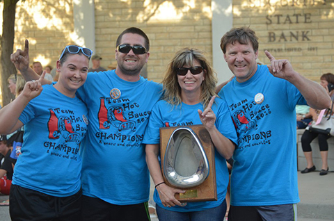 Day 2 bed races winners