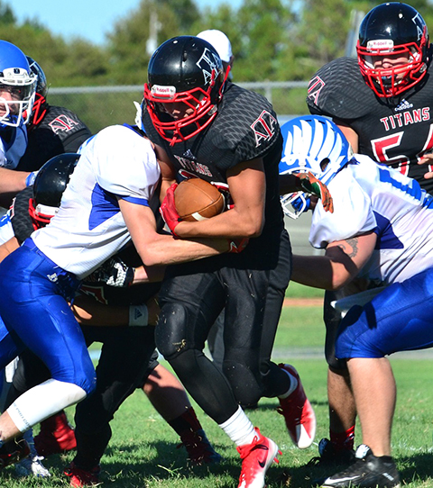 Seth Hemberger in a previous game with Caldwell.