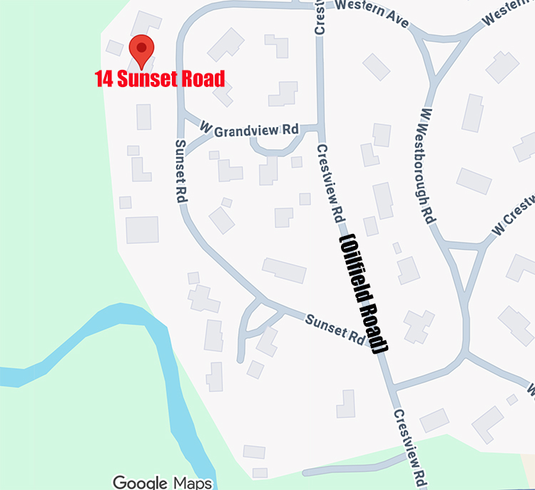 Sunset Addition Map Look for the eye-flashing skeletons this coming Halloween night ...